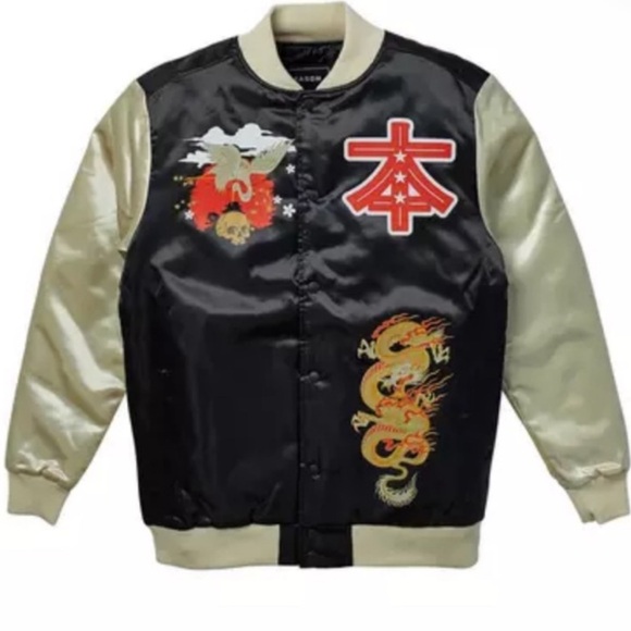 Osaka Japan Bomber Jacket - Size L - Picture 2 of 7